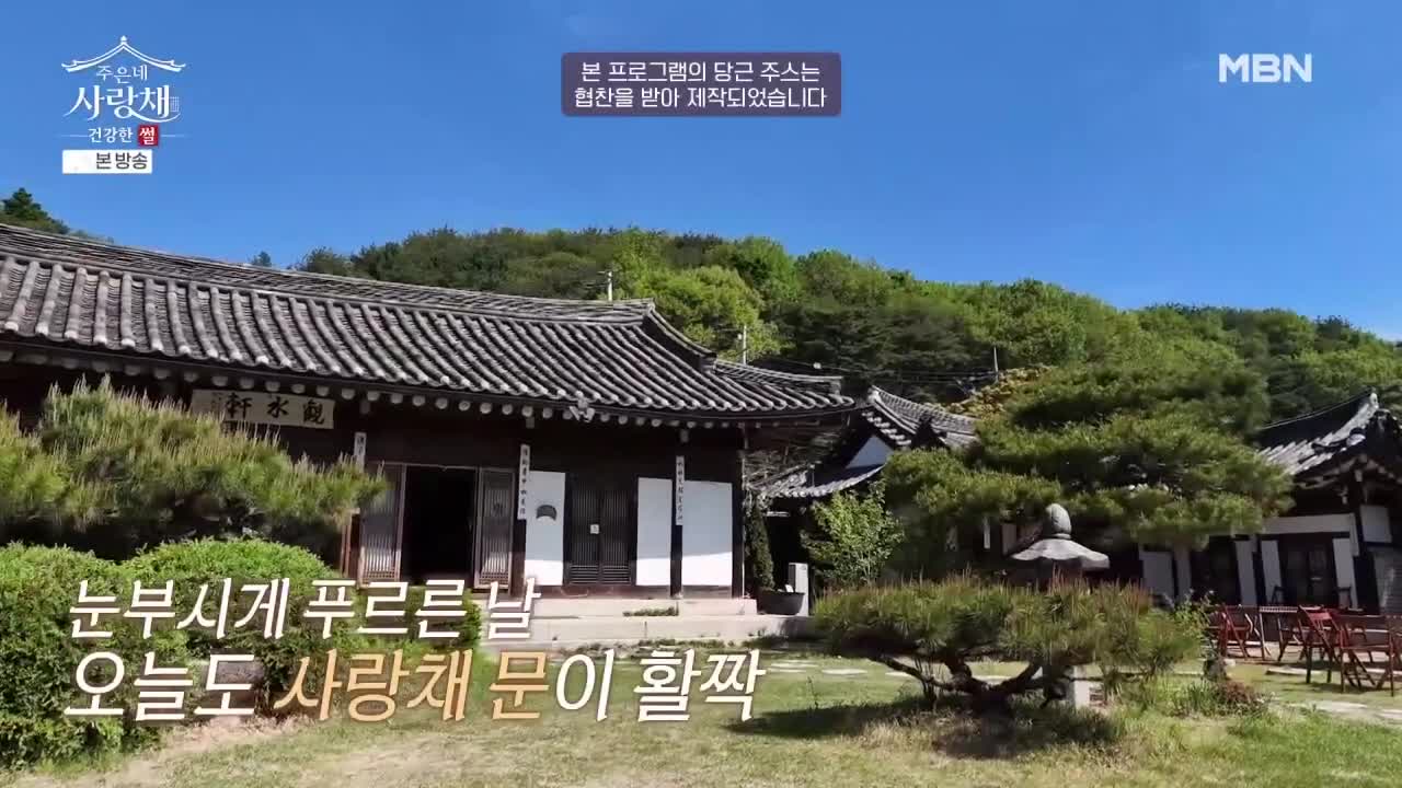 건강한 썰 주은네 사랑채 2026-07-25